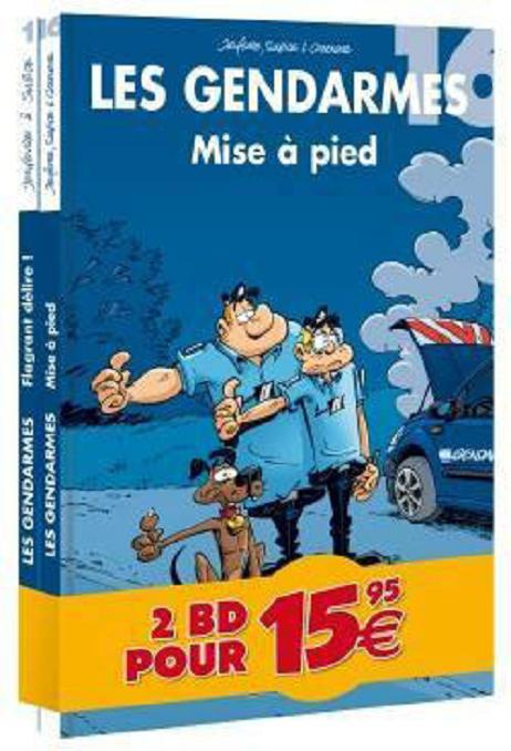 Les Gendarmes Tome 16 : Mise à pied. Avec le Tome 1, Flagrant délire