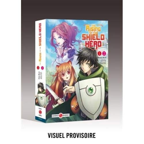 The Rising of the Shield Hero : Ecrin de 2 volumes : Tomes 1 & 2. Avec une illustration couleur