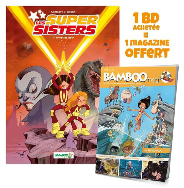 Les Supersisters - Tome 01 Bamboo mag offert