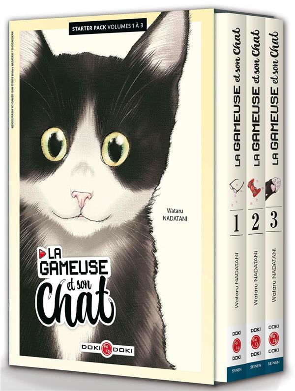 La gameuse et son chat - Pack en 3 volumes : Tomes 1 à 3
