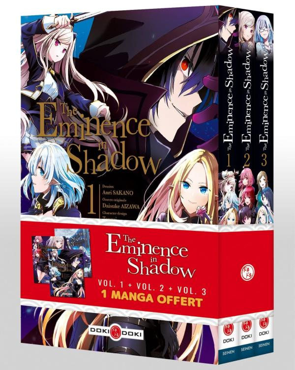 The Eminence in Shadow : Pack en 3 volumes : Tomes 1 à 3. Dont 1 tome offert