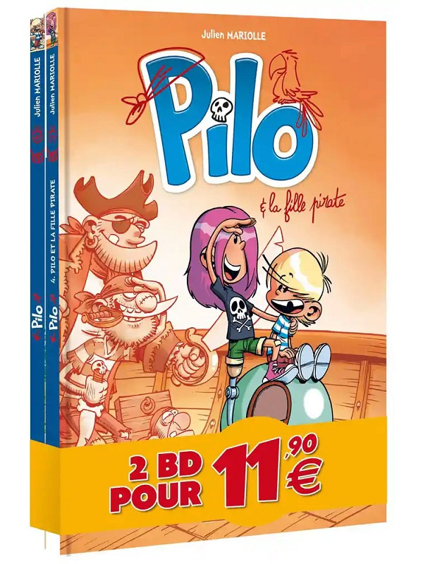 Pilo Tome 4 : Pilo & la fille pirate. Avec Pilo Tome 1 offert