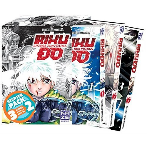 Rikudo, la rage aux poings : Pack en 3 volumes : Tomes 1 à 3. Dont Tome 3 offert