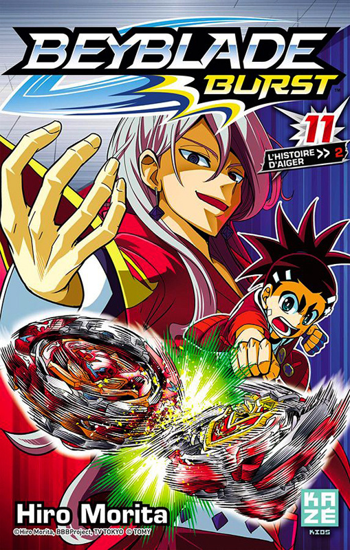 Beyblade Burst Tome 11 : L'histoire d'Aiger. Tome 2