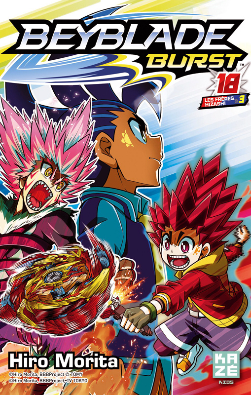 Beyblade Burst Tome 18 : Les frères Hizashi . Tome 3
