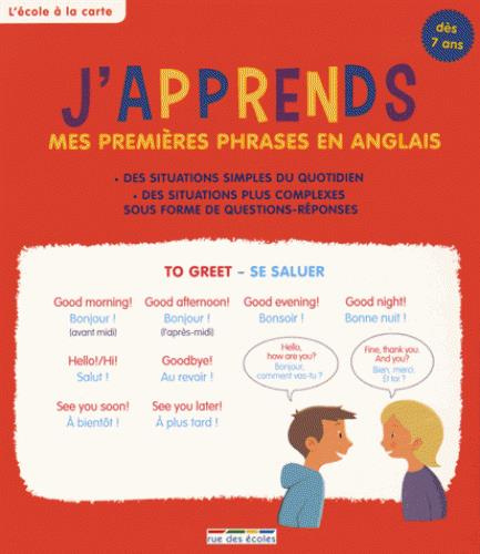J'apprends mes premières phrases en anglais