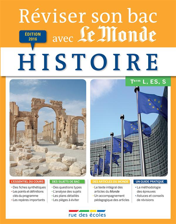 Histoire Tle L, ES, S. Edition 2016