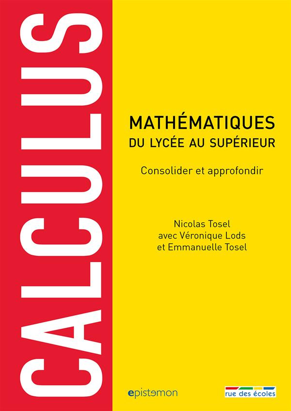 Calculus, les mathématiques du lycée vers l'enseignement supérieur