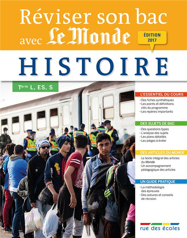 Histoire Tle L, ES, S. Edition 2017