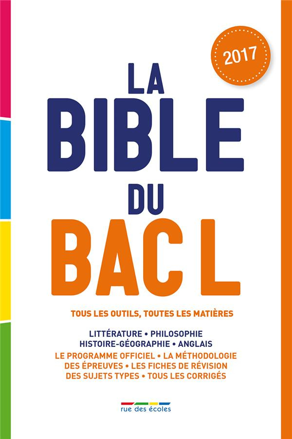 La bible du Bac L. Edition 2017