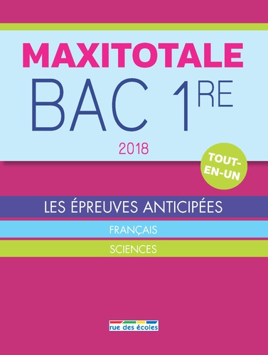 Maxitotale bac 1ere. Edition 2018
