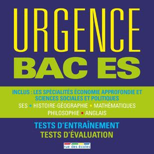 Urgence Bac ES. Edition 2018