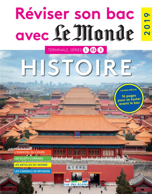 Histoire Terminale, série L, ES, S. Edition 2019