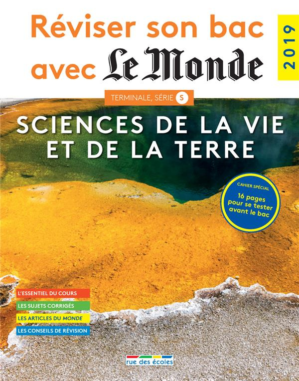 Sciences de la vie et de la Terre Terminale, série S. Edition 2019