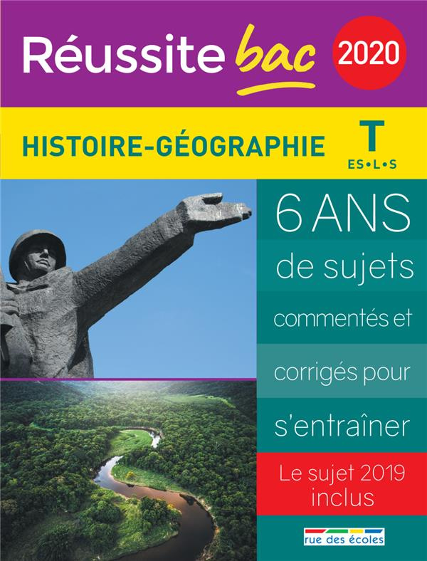 Histoire-Géographie Tle ES, L, S. Edition 2020