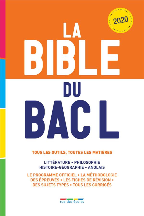 La Bible du Bac L. Edition 2020