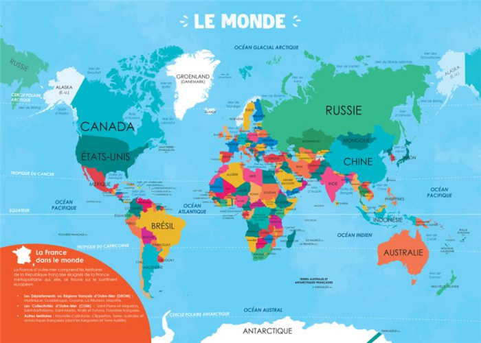 LES POSTERS DE L'ECOLE : LE MONDE ET L'EUROPE