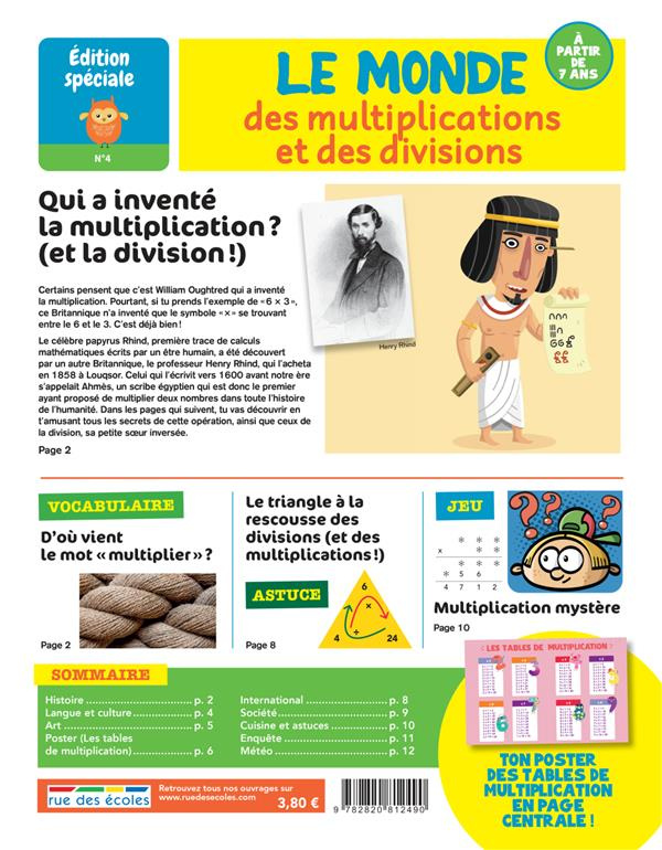 Le monde des multiplications et des divisions