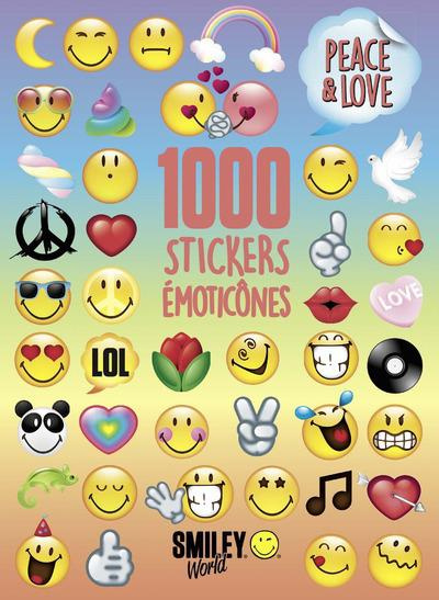 1000 stickers emoticones Peace & love