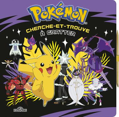 Pokémon, cherche-et-trouve à gratter. Avec un bâtonnet