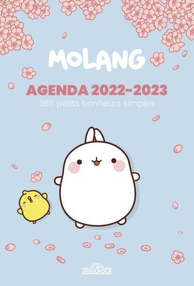 Agenda Molang. 365 petits bonheurs simples, Edition 2022-2023