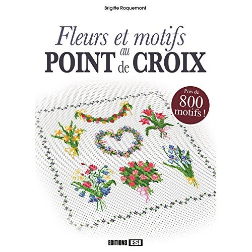 Fleurs et motifs au point de croix