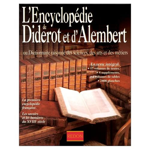 ENCYCLOPEDIE DE DIDEROT ET D'ALEMBERT