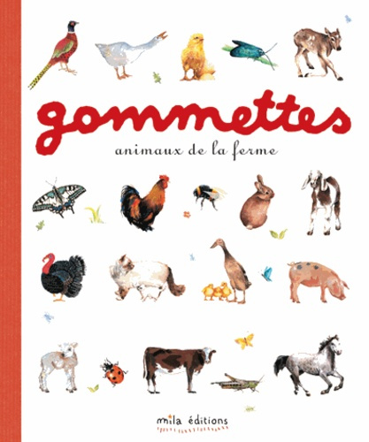 Gommettes animaux de la ferme