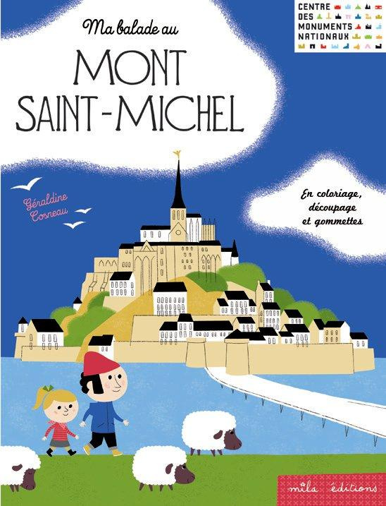 MY WALK IN MONT SAINT-MICHEL - COLOURING, CUT-OUTS AND STICKERS