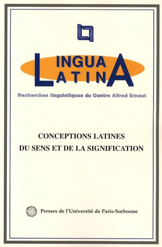 Conceptions latines du sens et de la signification