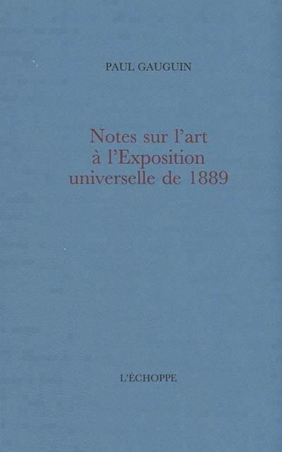 Gauguin. Expo 1889