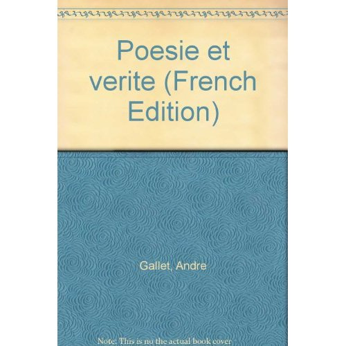 Poésie et vérité