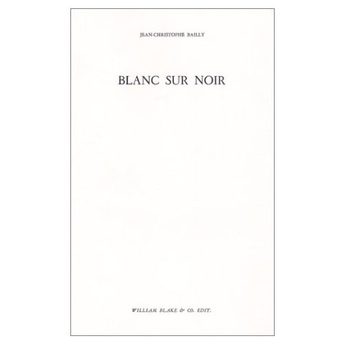 Blanc sur noir