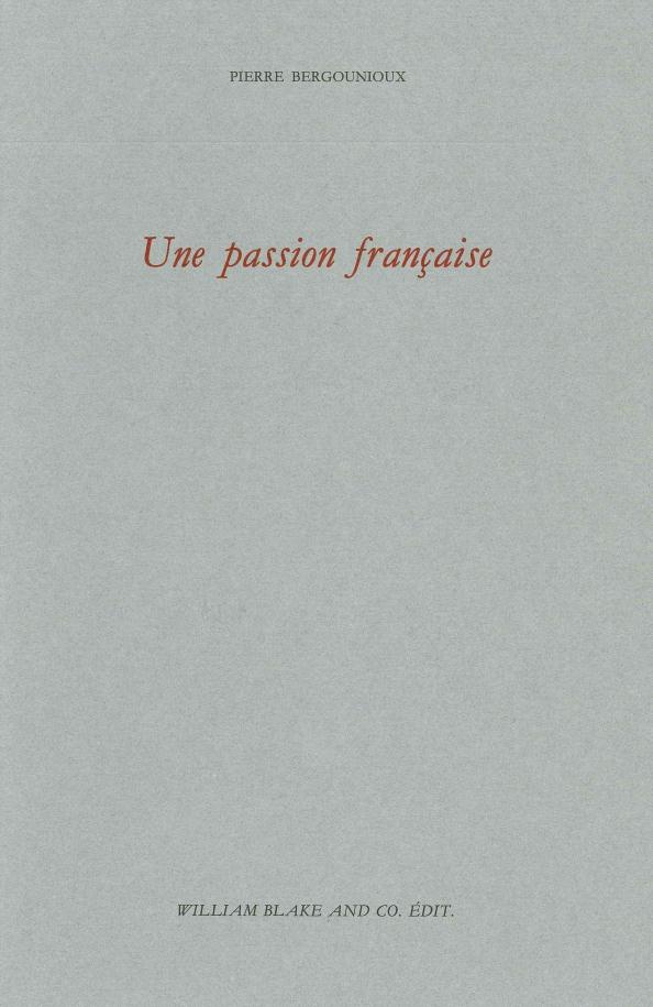 Une passion française