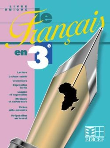 Livre unique Le français en 3e