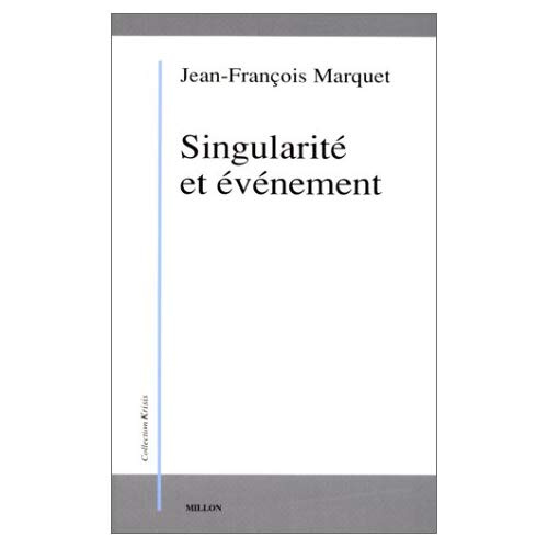 Singularité et événement