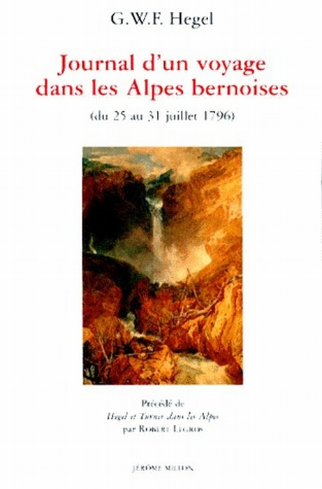Journal d'un voyage dans les Alpes bernoises. Du 25 au 31 juillet 1796