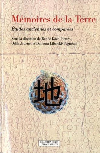MEMOIRES DE LA TERRE - ETUDES ANCIENNES ET COMPAREES