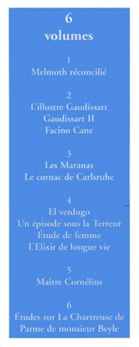 Coffret BALZAC 6 VOL