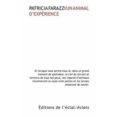 UN ANIMAL D'EXPERIENCE