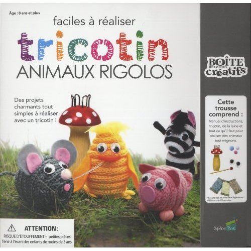 Coffret tricotin animaux rigolos
