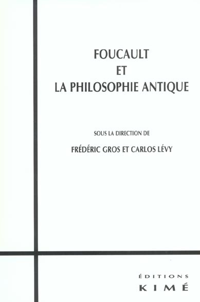 Foucault et la philosophie antique
