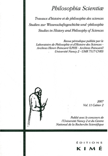 Philosophia Scientiae Volume 11 N° 2/2007