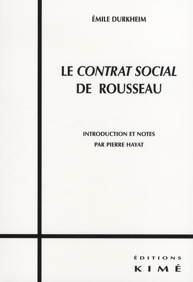 Le Contrat social de Rousseau