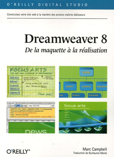 DREAMWEAVER 8 : DE LA MAQUETTE A LA REALISATION