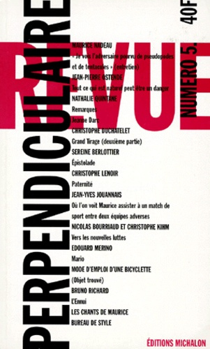 REVUE PERPENDICULAIRE N5