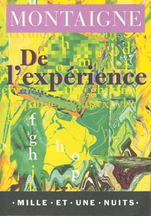 DE L'EXPERIENCE