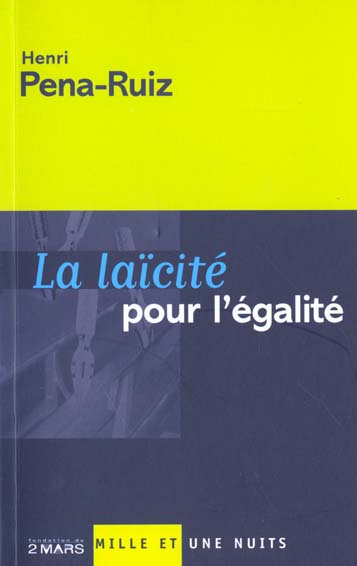 La laïcité pour l'égalité