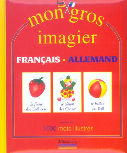 Mon gros imagier français-allemand