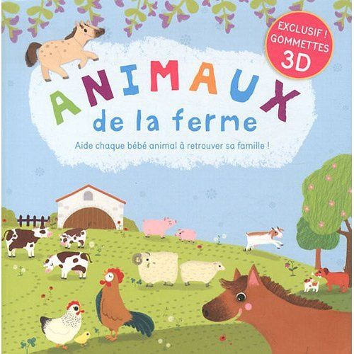 Animaux de la ferme. Aide chaque bébé animal à retrouver sa famille !
